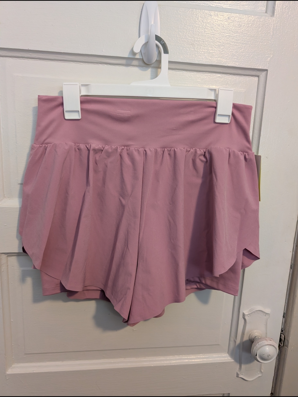 Athletic Tennis Prep Lightweight Ruffle Running Shorts Dusty Rose All In Motion